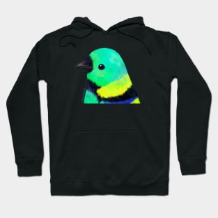 Green Headed Tanager Bird Hoodie